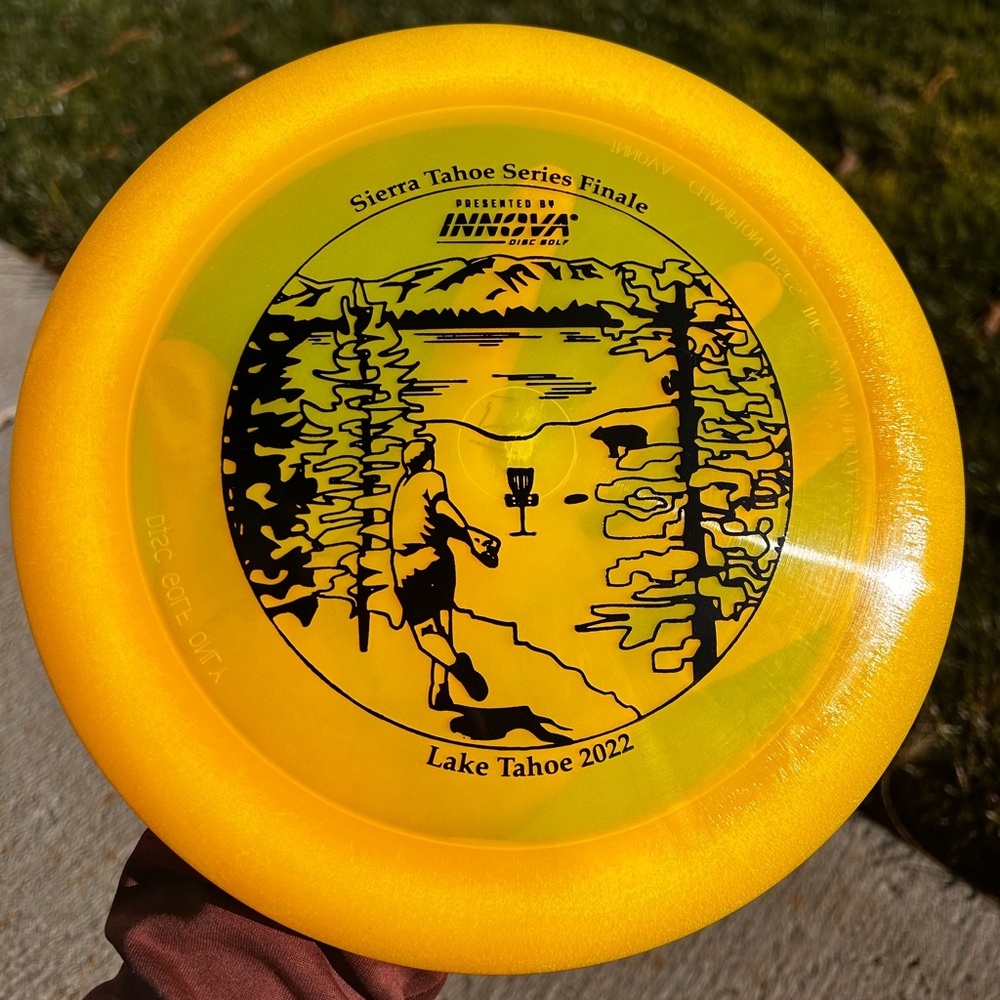 Innova Discs Yellow Orange 171g Sierra Tahoe Series Stamped Boss Golf Frisbee